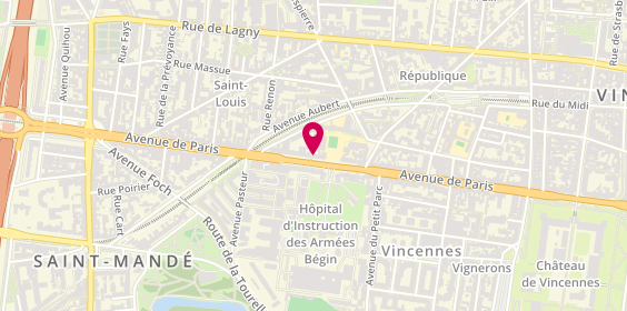 Plan de Asc, 112 Avenue de Paris, 94300 Vincennes