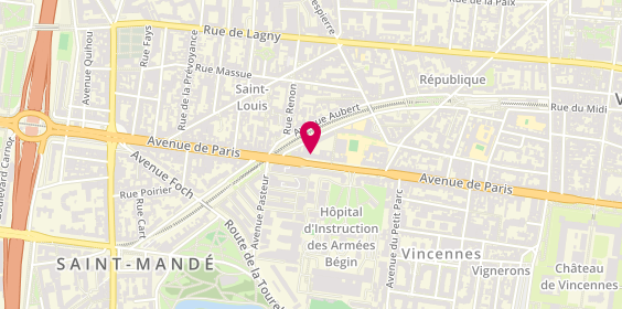 Plan de Stellantis & You Vincennes I, 120 avenue de Paris, 94300 Vincennes
