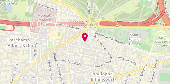 Plan de Arev Garage, 19 Rue Gambetta, 92100 Boulogne-Billancourt