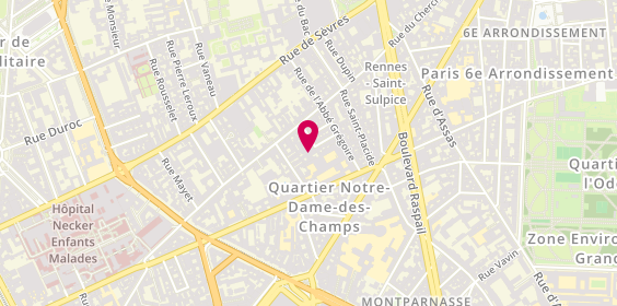 Plan de 4 Rue de Bérite Garage, 4 Rue de Bérite, 75006 Paris