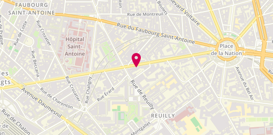 Plan de Skoda Paris Est, 124 Boulevard Diderot, 75012 Paris