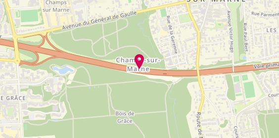 Plan de Charly's Garage, 12 Rue D&#039;Alsace, 77420 Champs-sur-Marne