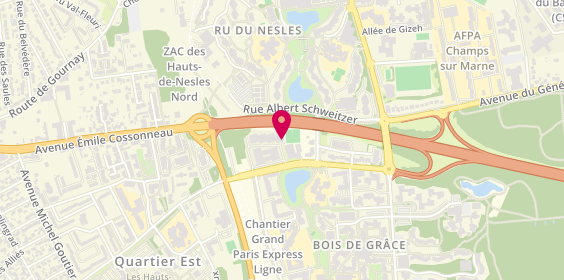 Plan de Point S - Champs-sur-Marne (SD Pneu Services), 40 Boulevard de Nesles, 77420 Champs-sur-Marne