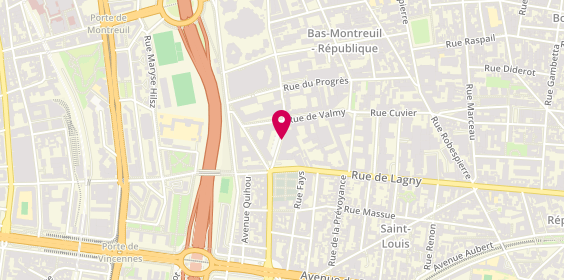 Plan de VOM France, 57-63-1er Etage
57 Rue Armand Carrel, 93100 Montreuil