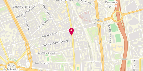 Plan de Grand Garage d'Avron Pyrenees, 55-61
55 Rue des Pyrenees, 75020 Paris