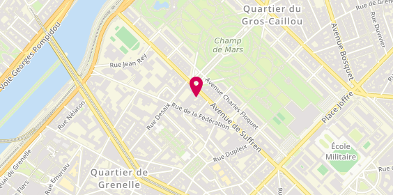 Plan de Espace Suffren, Frx
40 Ter avenue de Suffren, 75015 Paris