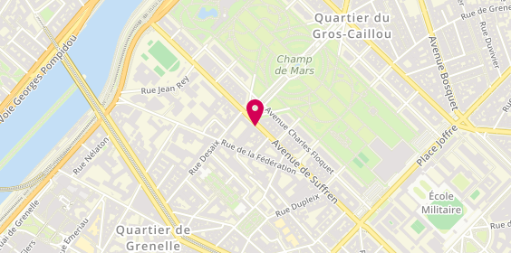 Plan de Neubauer, 40 Ter avenue de Suffren, 75015 Paris