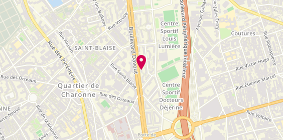 Plan de Paris 2 Roues, 98 Boulevard Davout, 75020 Paris