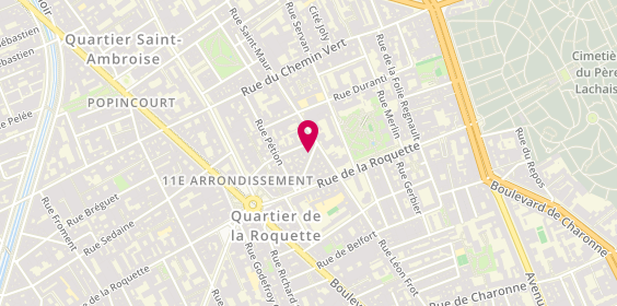 Plan de Alex Garage, 15 Rue Pache, 75011 Paris