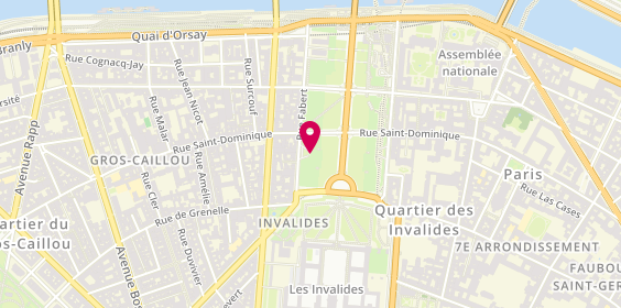 Plan de Relais des Invalides, 37 Rue Fabert, 75007 Paris