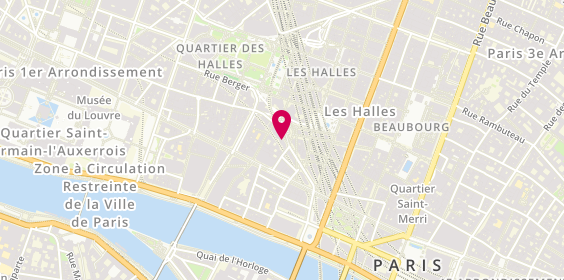 Plan de Fusion AUTOMOBILE, 15 Rue des Halles, 75001 Paris