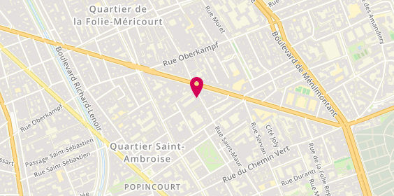 Plan de AD Expert, 83 Rue Saint-Maur, 75011 Paris