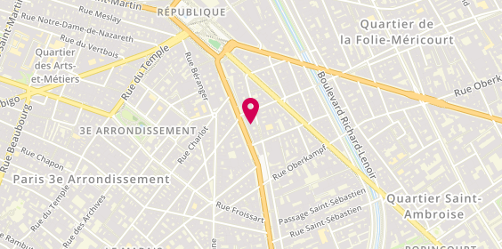 Plan de Garage République, 133 Rue Amelot, 75011 Paris