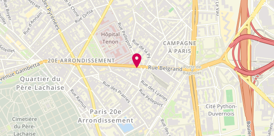 Plan de Agent Citroen, 42 Rue Belgrand, 75020 Paris