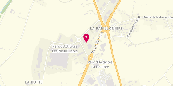 Plan de Laguerre Pneus Profil+, Zone Artisanale Les Neuvillières, 14500 Vire-Normandie