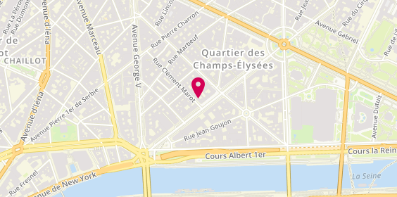 Plan de Automobili, 31 avenue Montaigne, 75008 Paris