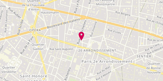 Plan de Ag-Techmo, 9 Rue des Colonnes, 75002 Paris