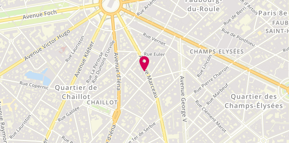 Plan de Max Automobile, 59 Avenue Marceau, 75116 Paris