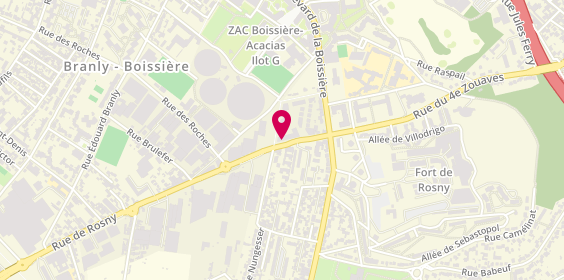 Plan de Petit Forestier Location, 291 Rue Rosny, 93100 Montreuil