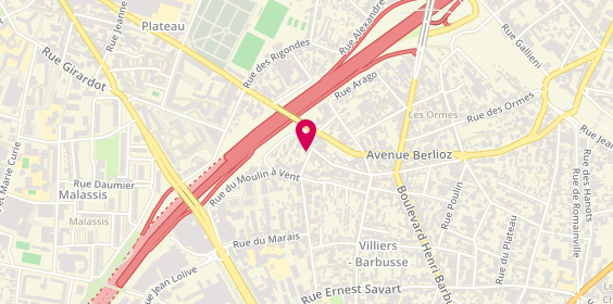 Plan de Garage Paris Motors, 1 Rue du Vert Bois, 93100 Montreuil