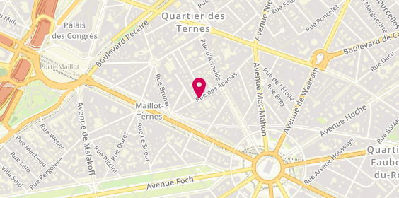 Plan de Rapid Pare Brise, 20 Rue des Acacias, 75017 Paris