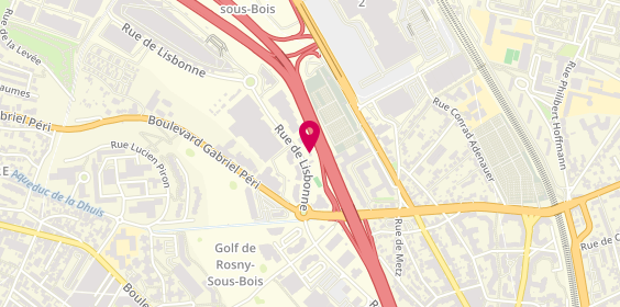 Plan de Netspace, 4 Rue de Lisbonne, 93110 Rosny-sous-Bois