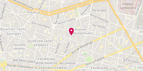 Plan de SARL Nenardinos, 44 Rue Rodier, 75009 Paris