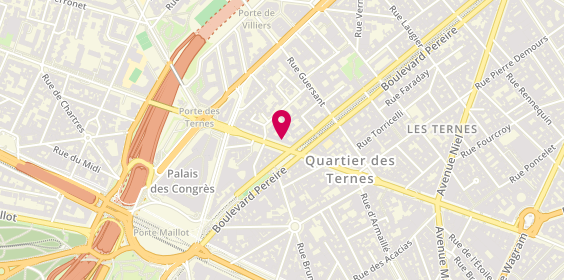 Plan de Sl Cars, 88 avenue des Ternes, 75017 Paris