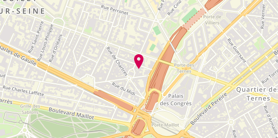 Plan de Neuilly Auto Services, 15 Rue d'Armenonville, 92200 Neuilly-sur-Seine