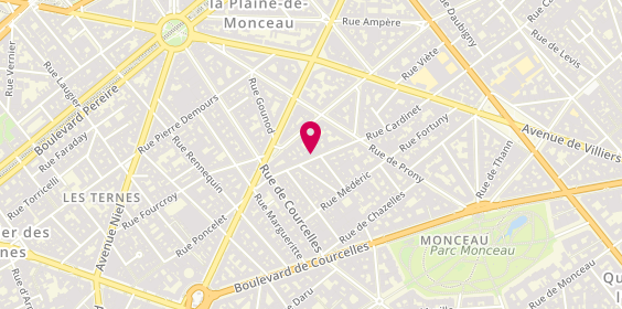 Plan de Bauer Paris Wagram, 21 Rue Cardinet, 75017 Paris
