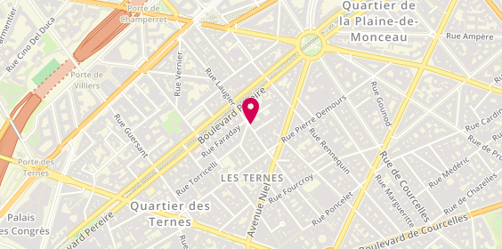 Plan de Garage Robert Dizier, 40 Rue Laugier, 75017 Paris