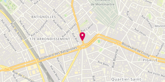Plan de Euromaster, 181 Ter Avenue de Clichy, 75017 Paris
