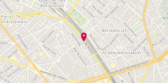 Plan de Challanger Rome Motos Services DÉFINITIVEMENT FERME, 129 Rue de Rome, 75017 Paris