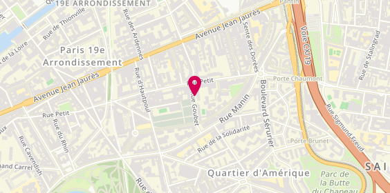 Plan de Auto 92, 18 26 18 Rue Goubet, 75019 Paris