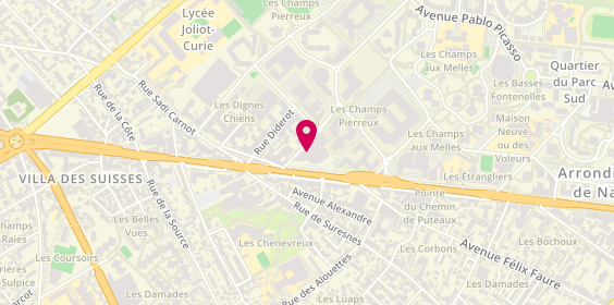 Plan de Renault Minute SCA, 155 Avenue Georges Clémenceau, 92000 Nanterre