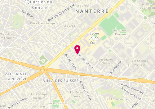 Plan de GEATTI Gino, 48 Rue Sadi Carnot, 92000 Nanterre