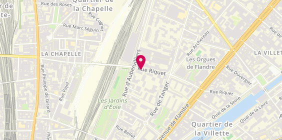 Plan de Jack Depann, 59 Rue Riquet, 75019 Paris