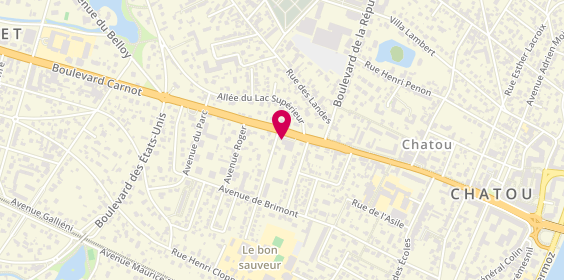 Plan de Garage de la Résidence - CAR LOVERS, 119 avenue du Maréchal Foch, 78400 Chatou