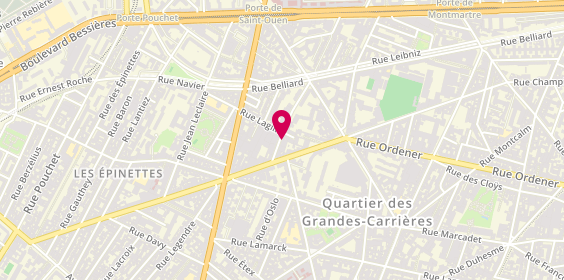Plan de Citroën, 6 Rue Jacques-Cartier, 75018 Paris