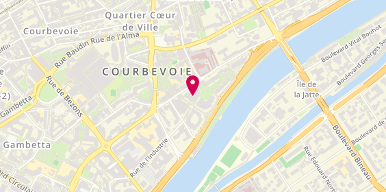 Plan de Motoria - Hauts de Seine, 18 Rue Molière, 92400 Courbevoie