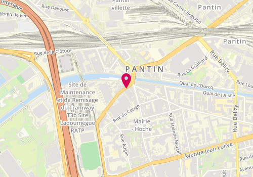 Plan de Stellantis & You Pantin, 70 avenue du Général Leclerc, 93500 Pantin