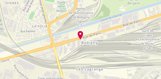 Plan de Nouveau Rd Auto, 58 Rue de Paris, 93130 Noisy-le-Sec