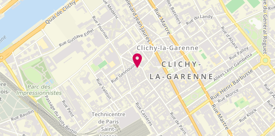 Plan de Garage Doisy, 1 Rue Pasteur, 92110 Clichy