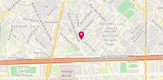 Plan de Centre Auto des Cloys, 49 Rue Kléber, 93400 Saint-Ouen-sur-Seine