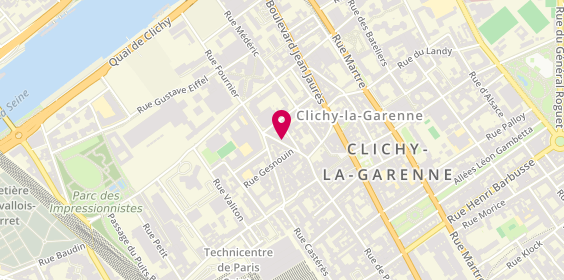Plan de Placediag, 8 Rue Pasteur, 92110 Clichy
