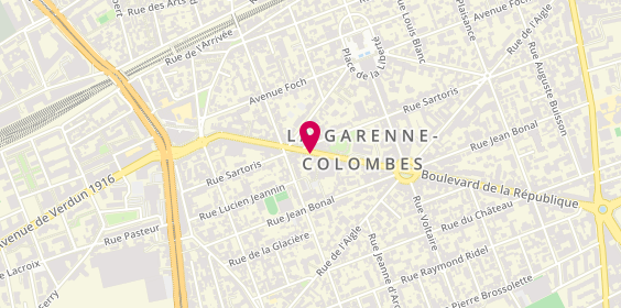 Plan de Auto Services la Garenne, 23 Bis Boulevard de la Republique, 92250 La Garenne-Colombes