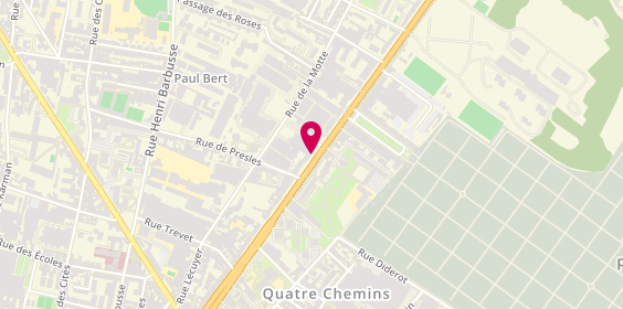Plan de OJM Automobiles, 139 avenue Jean Jaurès, 93300 Aubervilliers