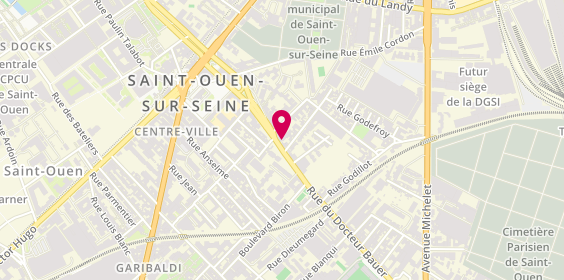 Plan de AD Expert, 51 Rue du Dr Bauer, 93400 Saint-Ouen-sur-Seine