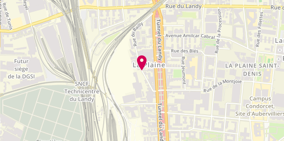 Plan de Ben Auto, La Plaine Saint Denis 16 Rue Bailly, 93210 Saint-Denis