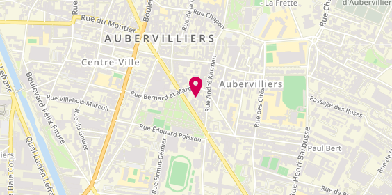 Plan de Franco Portugaise, 44 Boulevard Anatole France, 93300 Aubervilliers